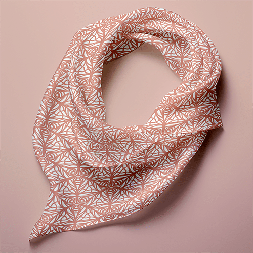 Hand-Printed Scarf by Moji Designs
